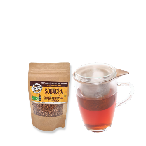 sobacha et verre infusion