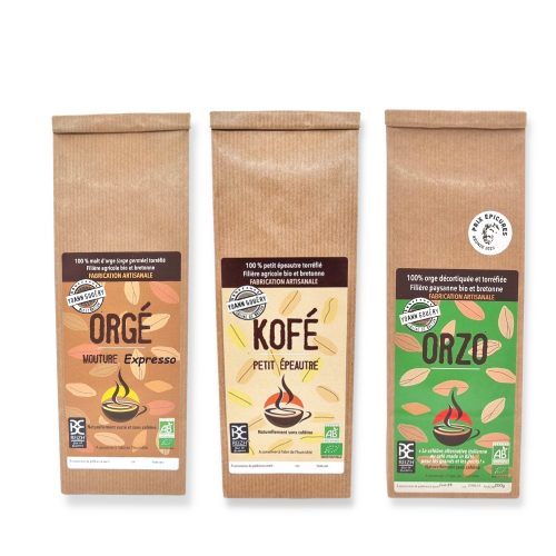 V2023 Pack Bon Matin : café d'orge expresso, orzo et kofé petit épeautre