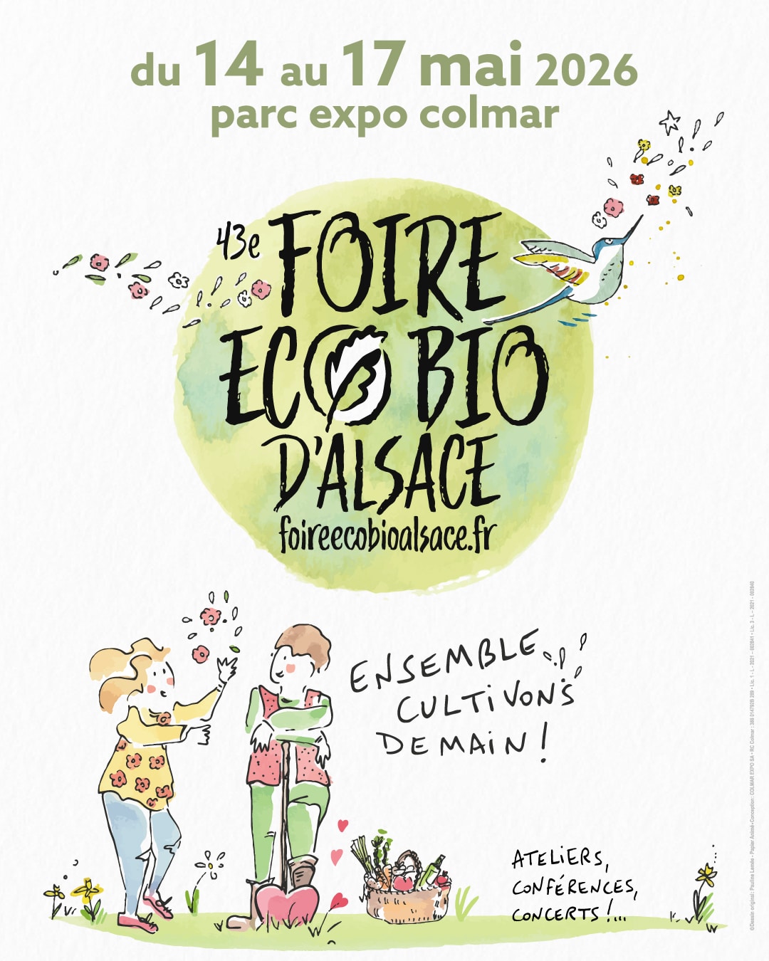 Foire Ecobio d'Alsace, Colmar. 14 au 17 mai 2026